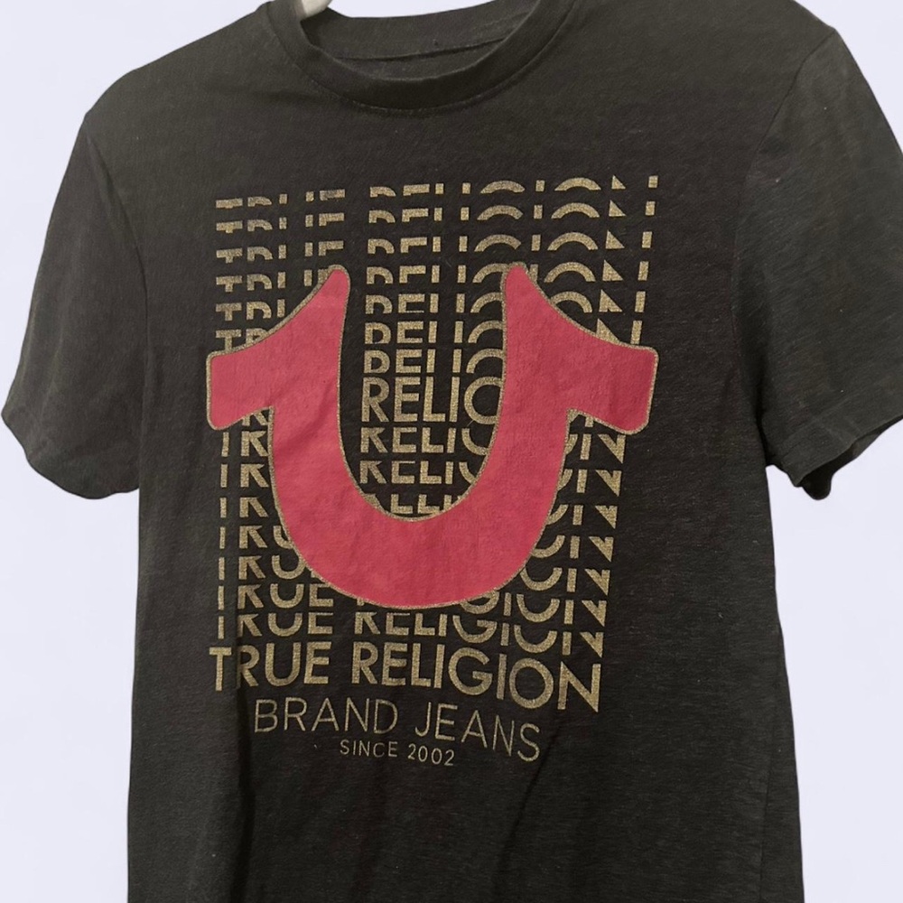 True Religion Charcoal Gray Loungewear Top
